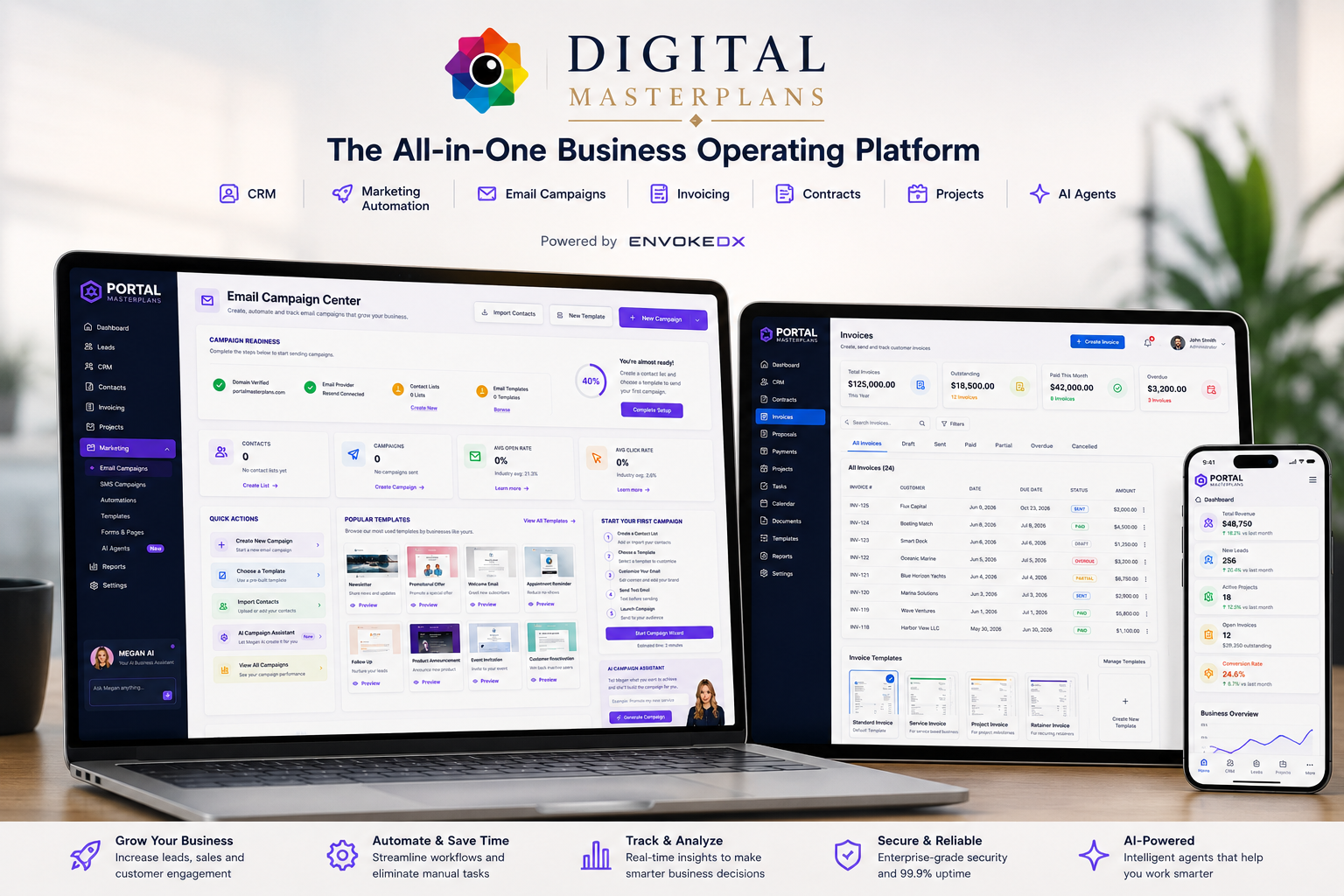 Digital MasterPlans Launches Megan, a Multimodal Business Agent for Operational Intelligence