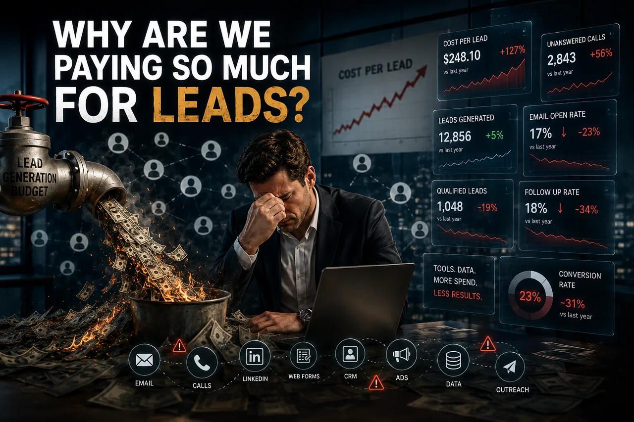 Why are we paying so much for leads? — Lead generation cost per lead rising in 2026